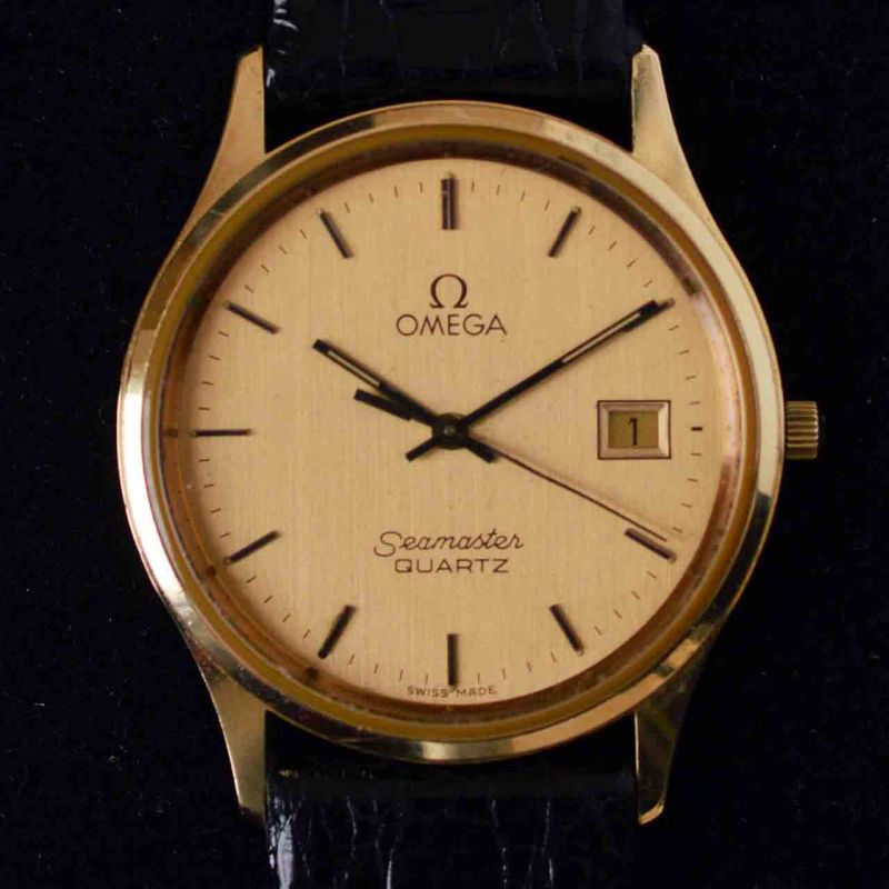 omega quartz gold