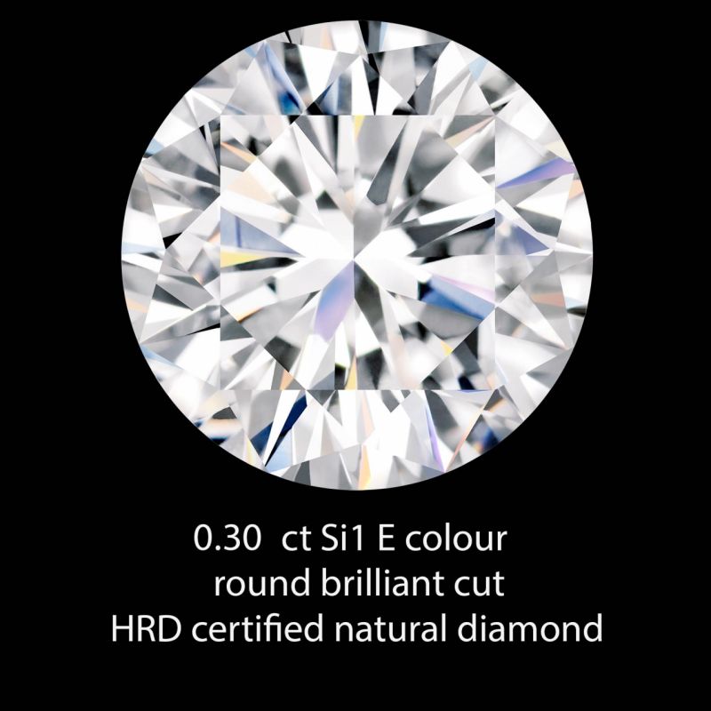 ct Si1 clarity E colour natural diamond Rocks and Clocks