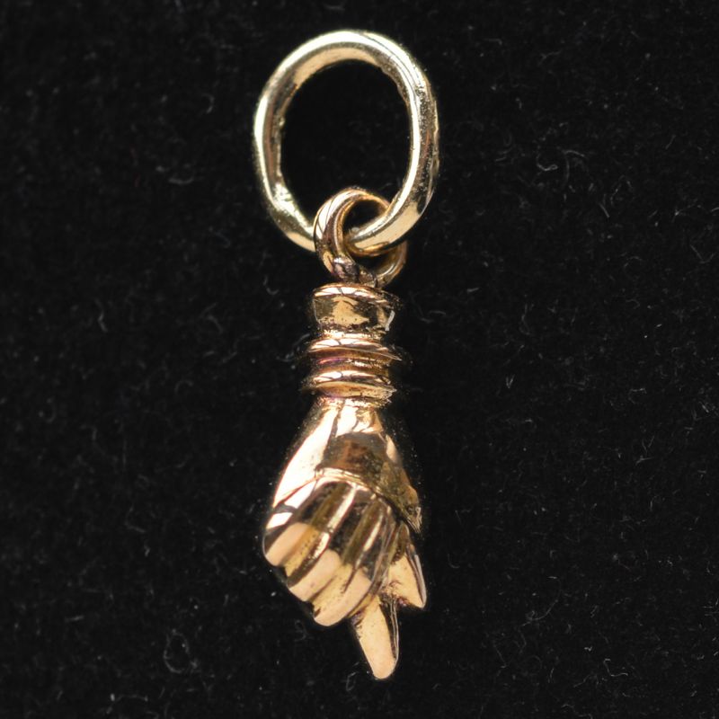 Figa Hand Keychain Bronze Evil Eye Pendant Fist Good Luck Protection Amulet 