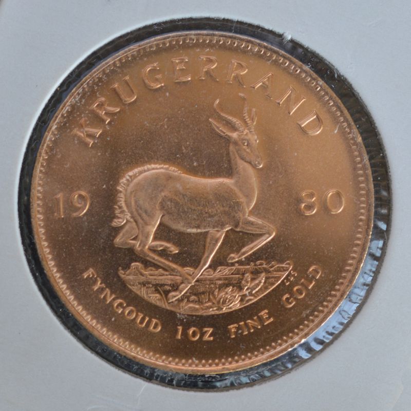 1 Krugerrand 1980 - Rocks and Clocks