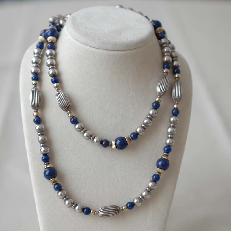 vintage-silver-gold-and-lapis-lazuli-cartier-necklace