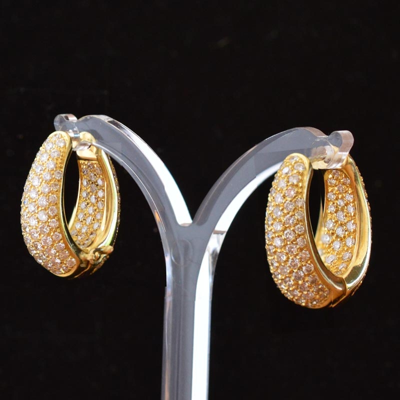 4 8 Ct Diamond Earrings Top Quality Set With 4 8 Ct Diamond Earrings Top Quality Set With Rocks And Clocks