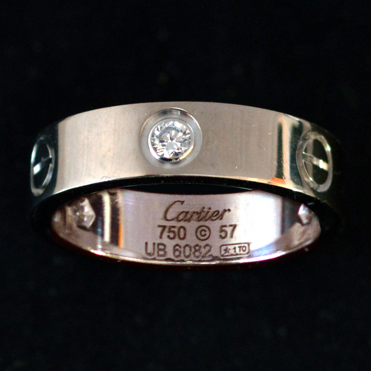Cartier Ring Price Malaysia - Love diamond wedding band in white gold