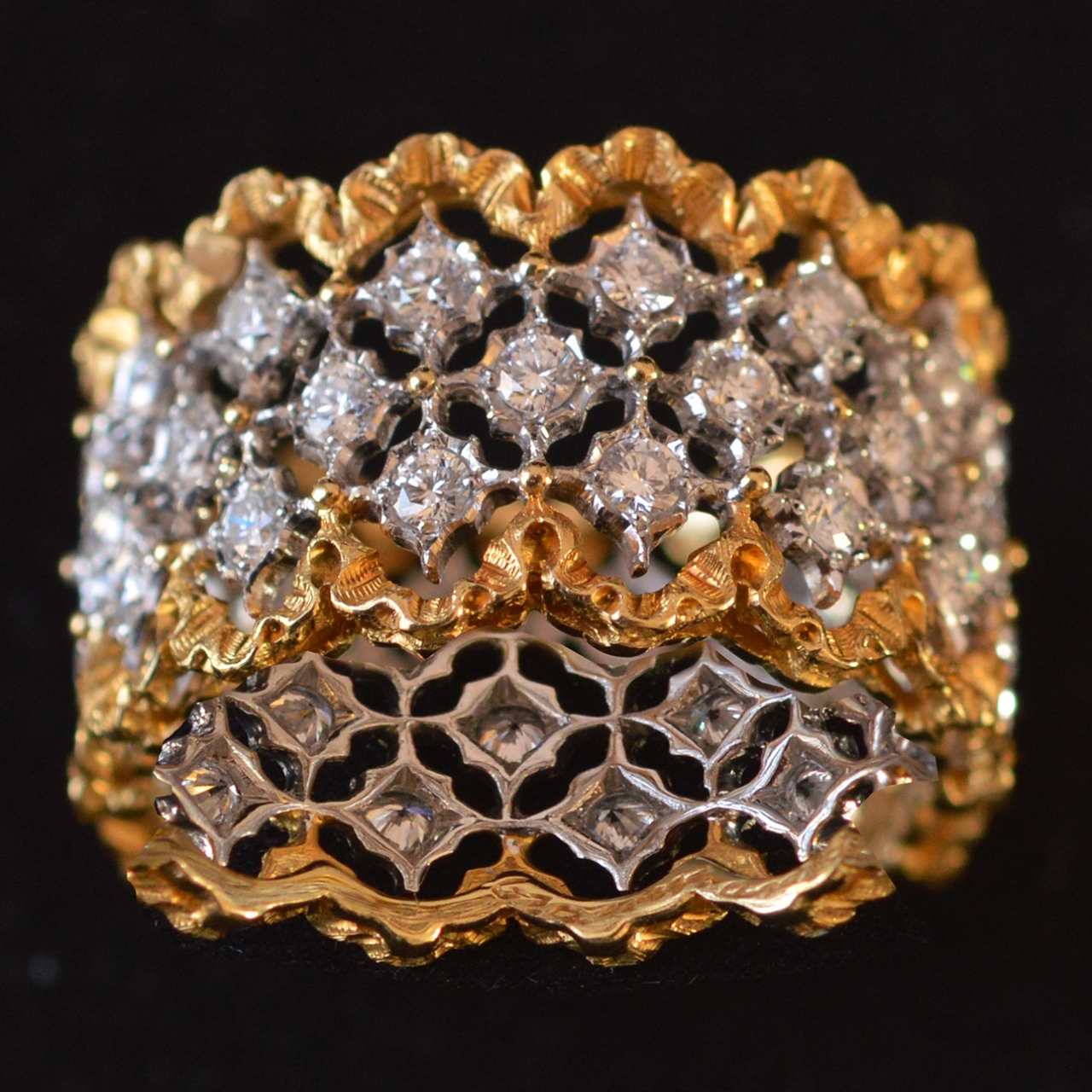 Buccellati Rombi ring - Rocks and Clocks