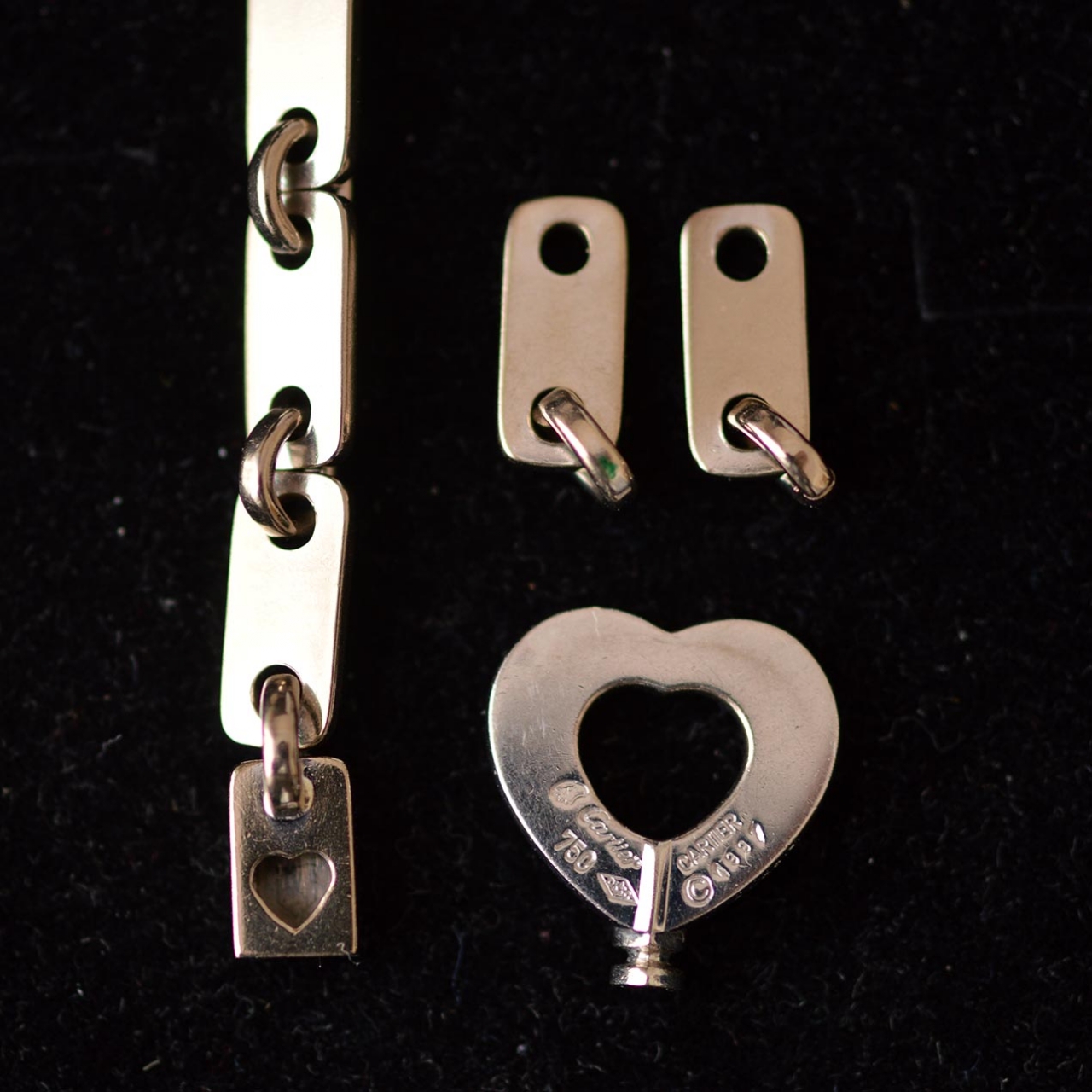 cartier heart key