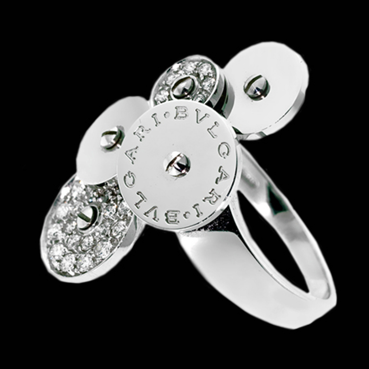 bvlgari ring zilver