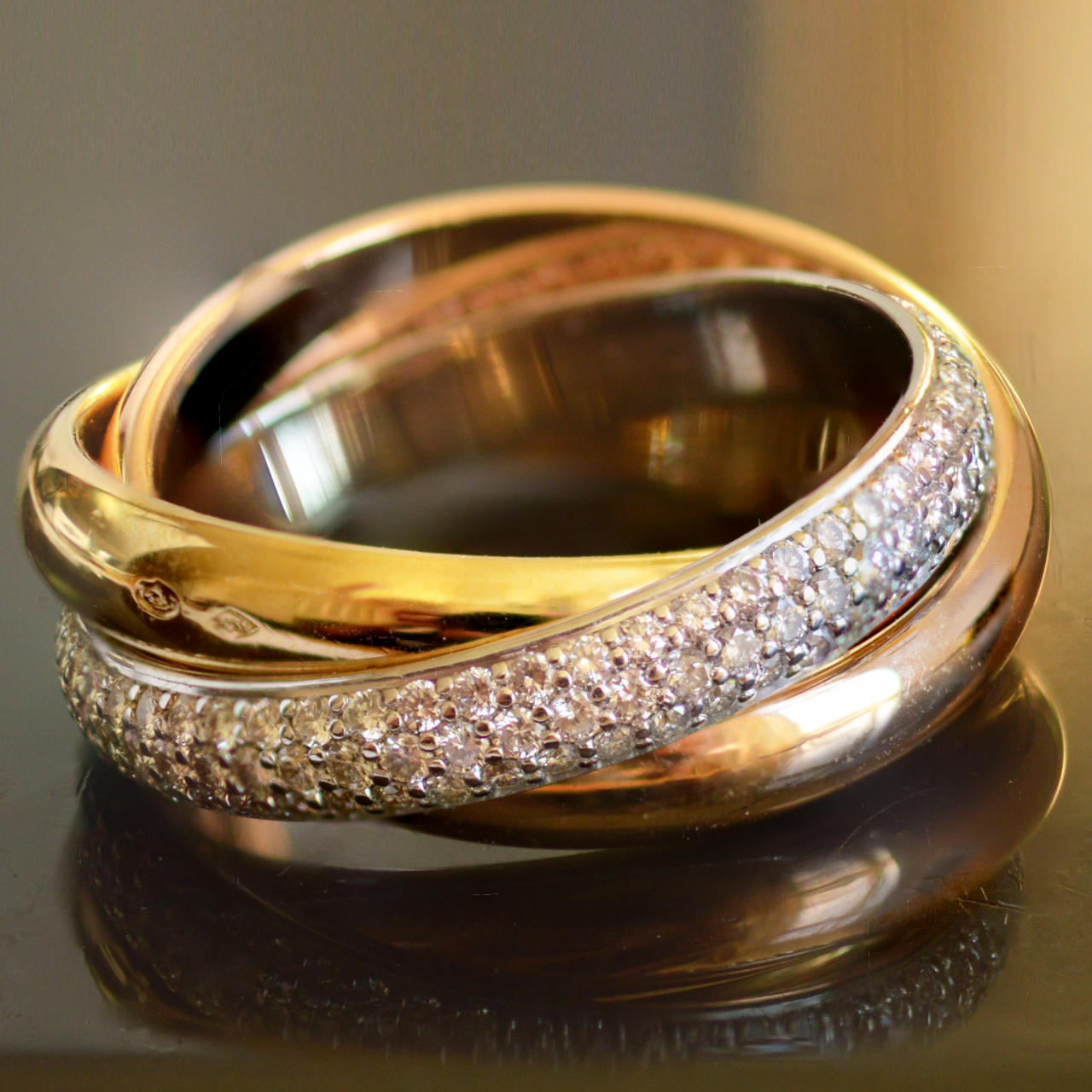 Cartier trinity online ring diamonds