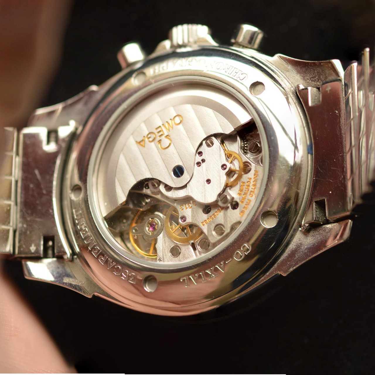 Omega De Ville Co Axial Chronograph Rocks and Clocks