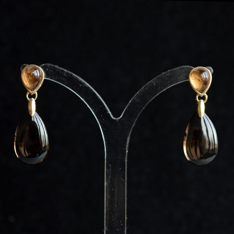 18k-gold-2lips-colours-smoky-quartz-earrings-design-david-aardewerk