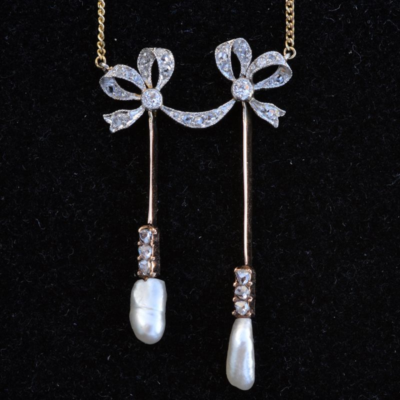 edwardian-negligee-pendant-necklace-rose-european-cut-diamonds-natural-pearls