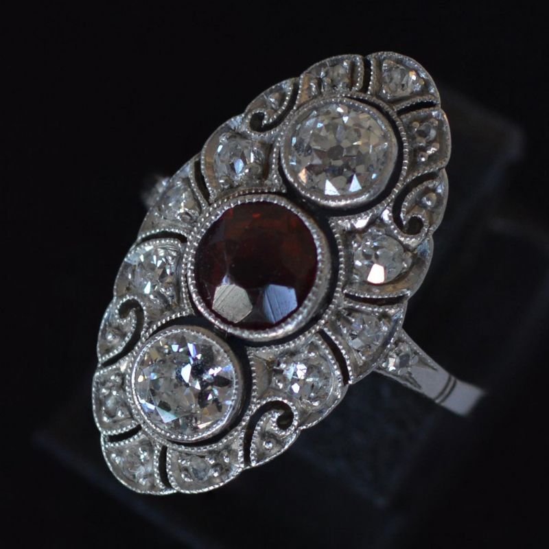 belle-epoque-art-deco-ring-platinum-gold-almandine-garnet-diamond-1925