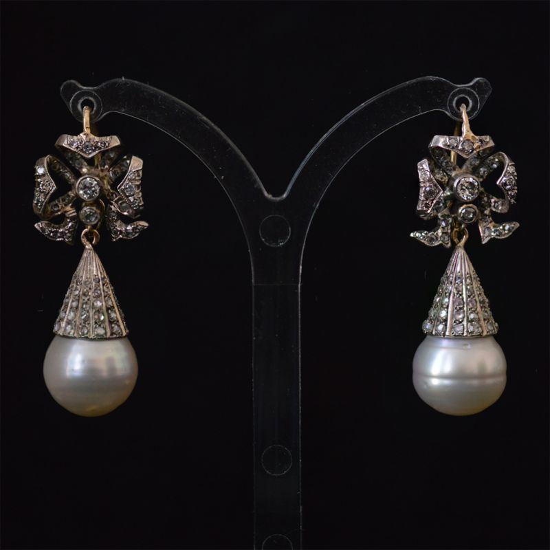 victorian-pearl-diamond-ear-pendants-earrings-1850