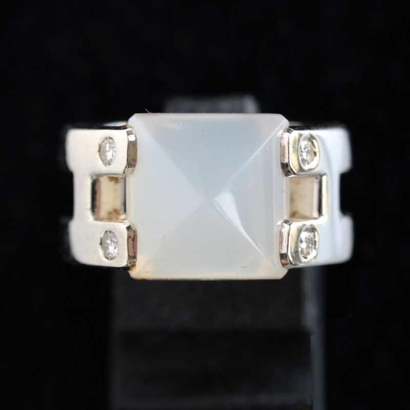 hermes-medor-silver-moonstone-diamond-ring-original-box