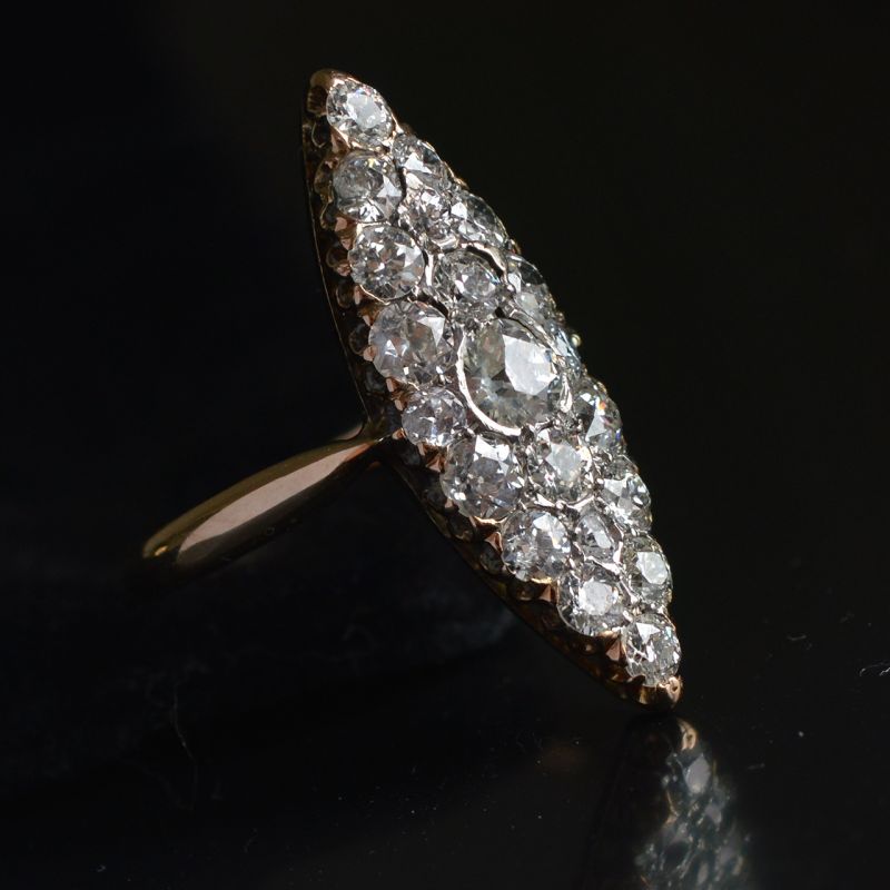 edwardian-victorian-period-marquise-shaped-diamond-cluster-ring-2-4-ct-1900