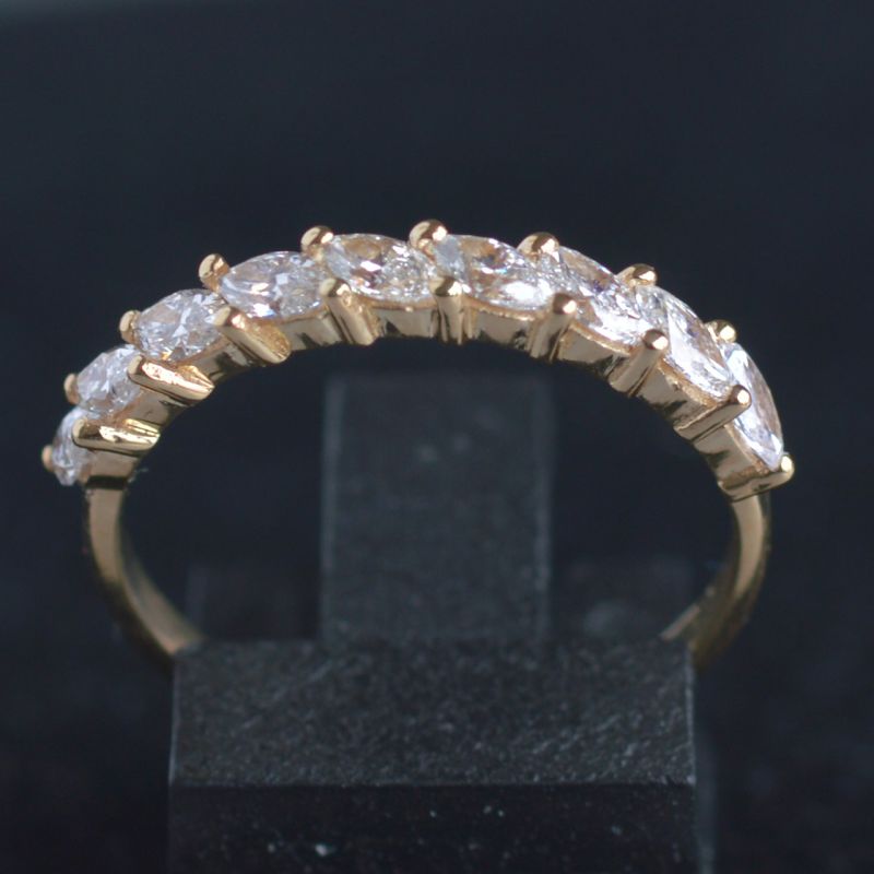 unique-self-designed-ring-contemporary-half-eternity-engagement-ring-marquis-cut-diamonds