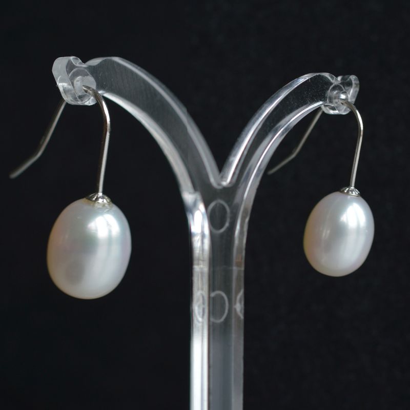 10-x-10-x-12-mm-white-fresh-water-pearl-silver-pendant-earring-hooks