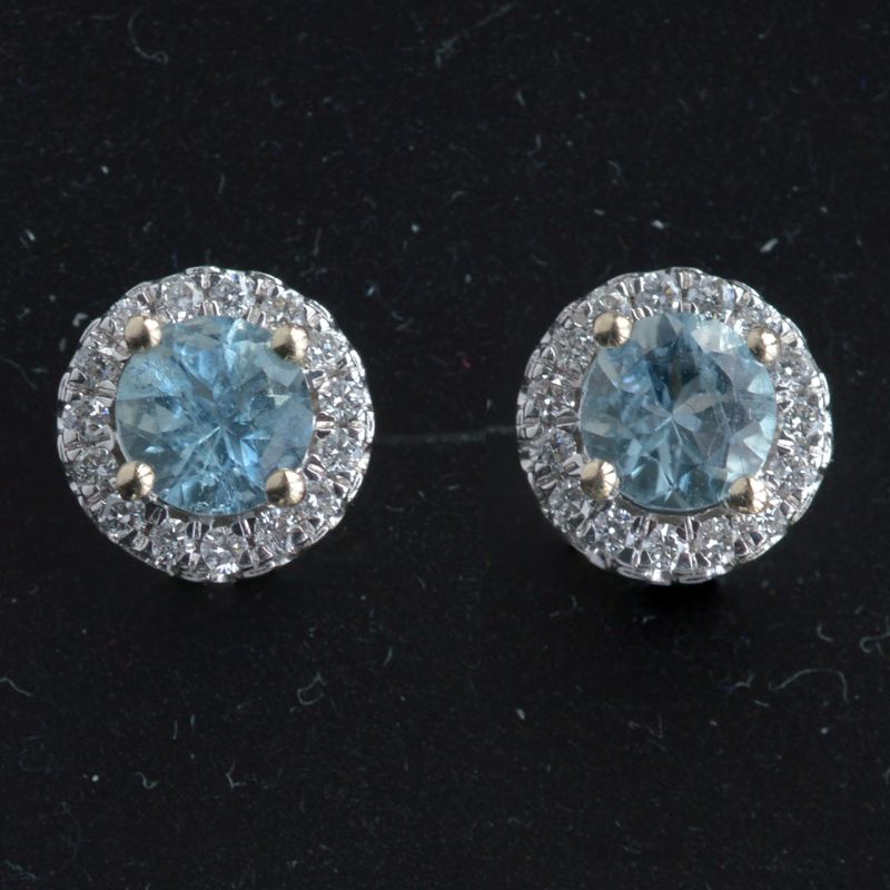 diamond-round-halo-candy-cluster-stud-earrings-aquamarine-kimberly-certified-natural-diamonds-18k-yellow-gold