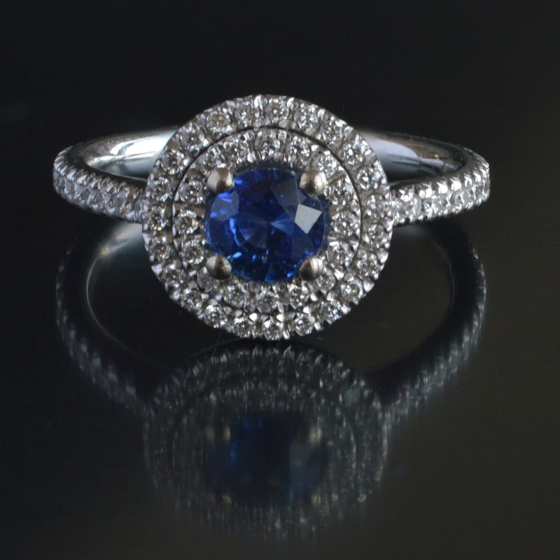 18k-white-gold-round-halo-cluster-ring-sapphire-kimberly-certified-natural-diamond