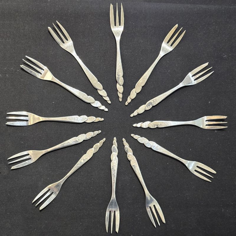 12-pastry-forks-sterling-silver