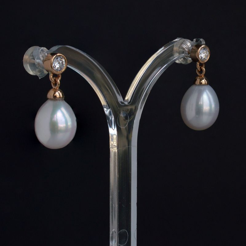pink-gold-pearl-gia-diamond-pendant-earrings