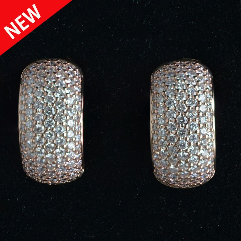pink-gold-pave-set-3-ct-lab-grown-diamond-huggie-hoop-ear-rings