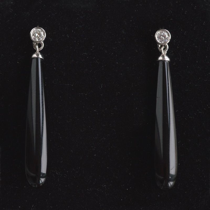18k-whitepink-gold-onyx-gia-diamond-pendant-earrings