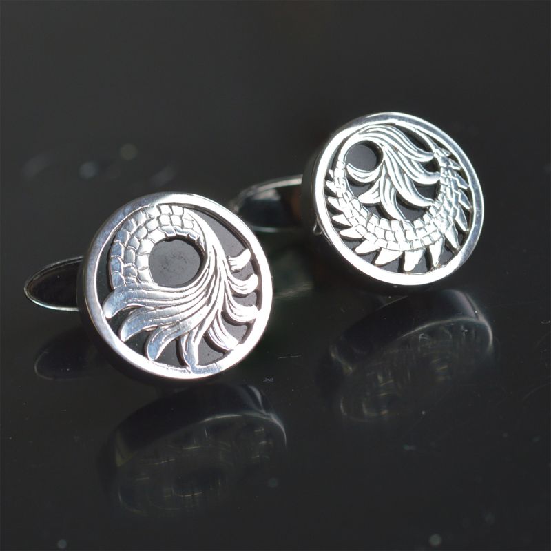 18k-white-gold-carrera-y-carrera-circulos-de-fuego-cufflinks