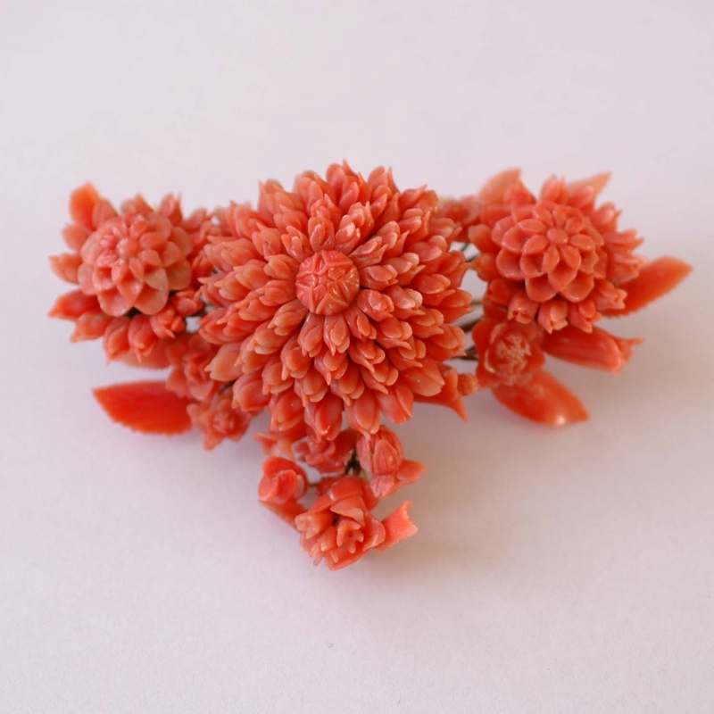 antique-coral-brooch