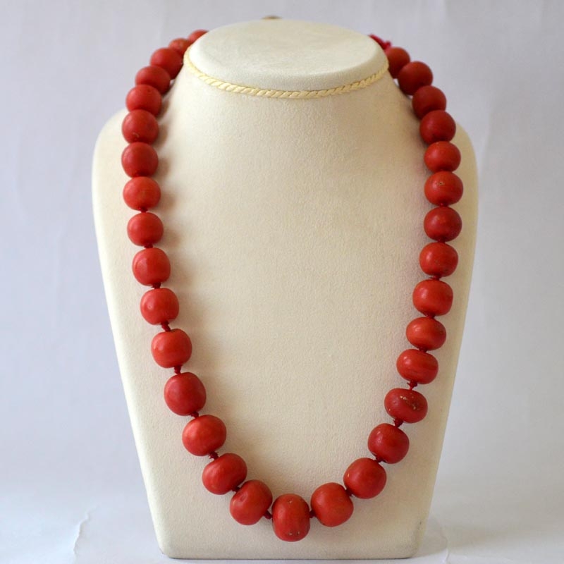 Antique coral necklace - Rocks and Clocks