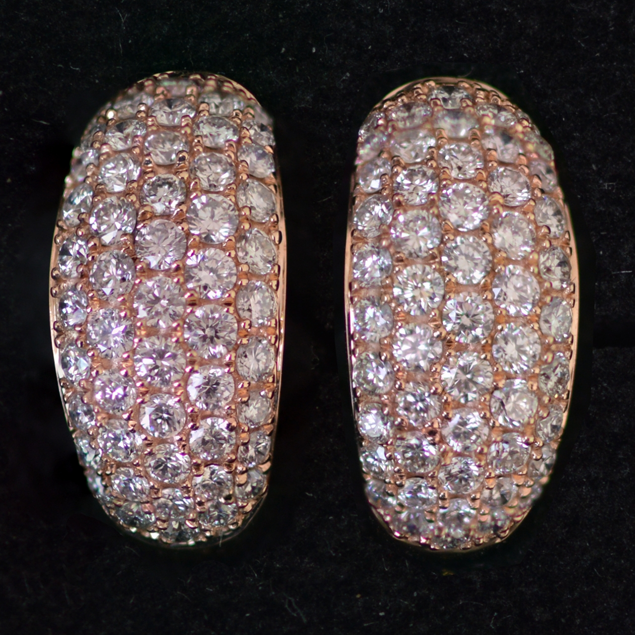 pink-gold-pave-set-diamond-creole-ear-studs