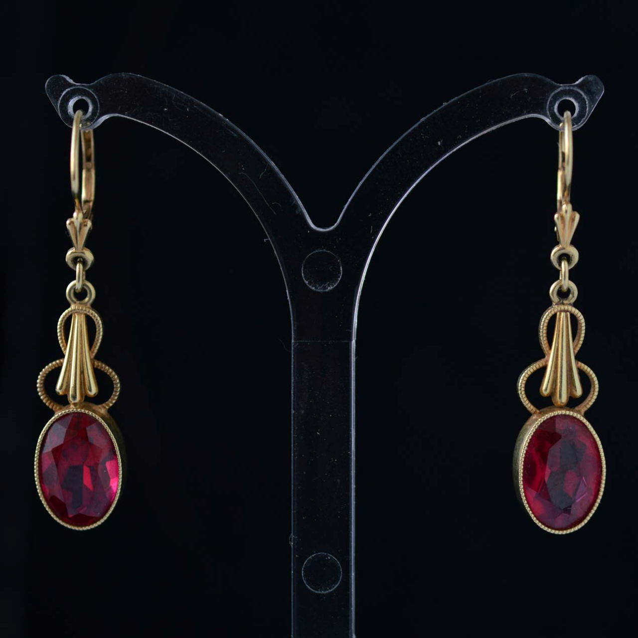 verneuil-ruby-art-deco-pendant-earrings