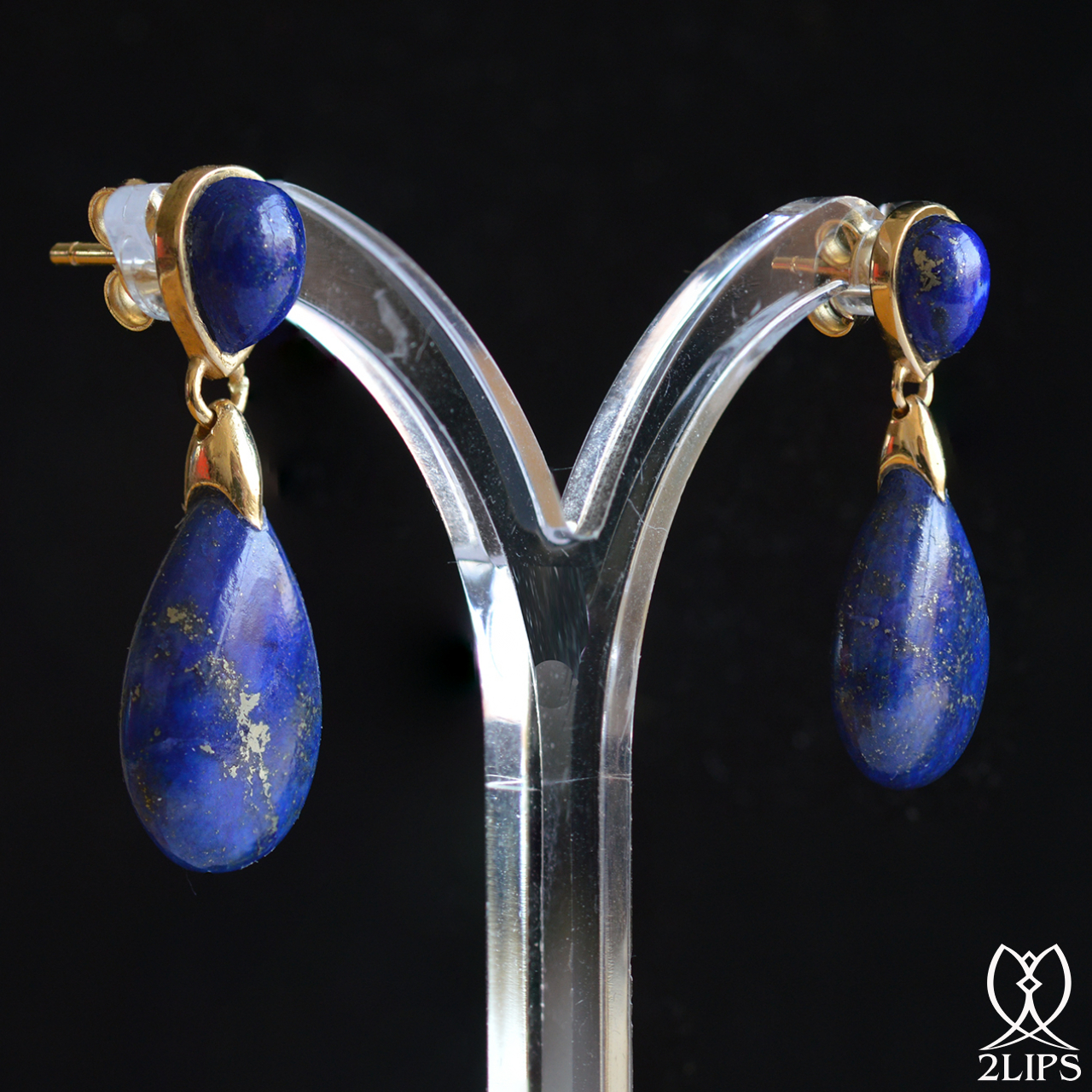 18k-gold-2lips-colours-lapis-lazuli-earrings-design-david-aardewerk