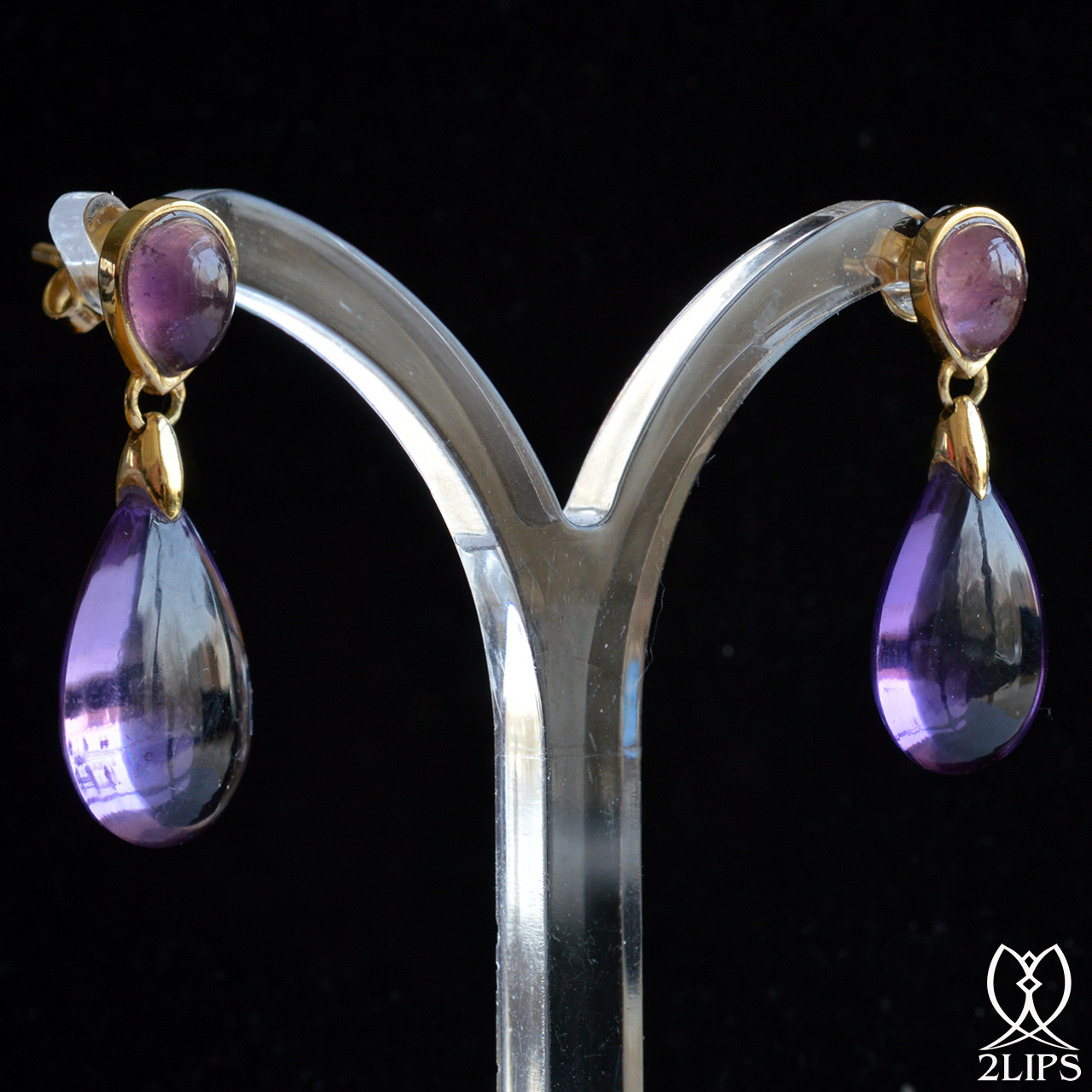 18k-gold-2lips-colours-amethyst-earrings-design-david-aardewerk