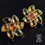 2lips-tulip-keukenhof-flower-earstuds-earrings-dutch-design-multi-colour-tourmaline-rubellite-tourmaline-david-aardewerk-18k-gol