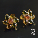 2lips-tulip-keukenhof-flower-earstuds-earrings-dutch-design-multi-colour-tourmaline-rubellite-tourmaline-david-aardewerk-18k-gol