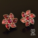 2lips-tulip-keukenhof-flower-earstuds-earrings-dutch-design-multi-colour-tourmaline-rubellite-tourmaline-david-aardewerk-18k-gol