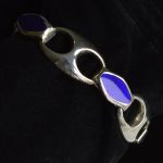modern-1970s-silver-link-bracelet-with-blue-enamel-design-italy-1965