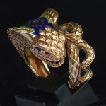 vintage-18k-gold-enamel-snake-ring-1960s