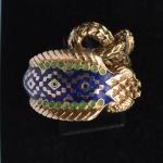 vintage-18k-gold-enamel-snake-ring-1960s