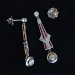 art-deco-earrings-ear-pendants-platinum-gold-old-mine-single-cut-diamonds-ruby