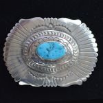 sterling-silver-turquoise-native-american-belt-buckle-navajo-james-francisco