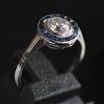 platinum-art-deco-european-cut-diamond-and-sapphire-engagement-ring