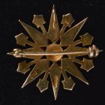 antique-seed-pearl-old-mine-cut-diamond-star-brooch-pendant-gold
