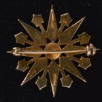 antique-seed-pearl-old-mine-cut-diamond-star-brooch-pendant-gold