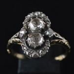 14-k-gold-silver-dutch-antique-rose-cut-diamond-cluster-ring