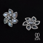 2lips-tulip-keukenhof-flower-earstuds-earrings-dutch-design-shades-of-grey-moonstone-david-aardewerk-18k-gold