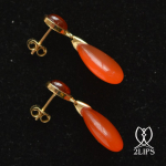 18k-gold-2lips-colours-cornelian-earrings-design-david-aardewerk