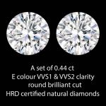 a-perfect-matching-set-e-colour-vvs1-vvs2-brilliant-cut-natural-diamonds-gia-certified-hrd-natural-0-44-ct-diamonds