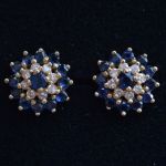 vintage-diamond-sapphire-stud-cluster-earrings
