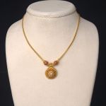 22k-gold-indian-pendant-red-enamal-necklace